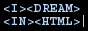 Button: I dream in HTML